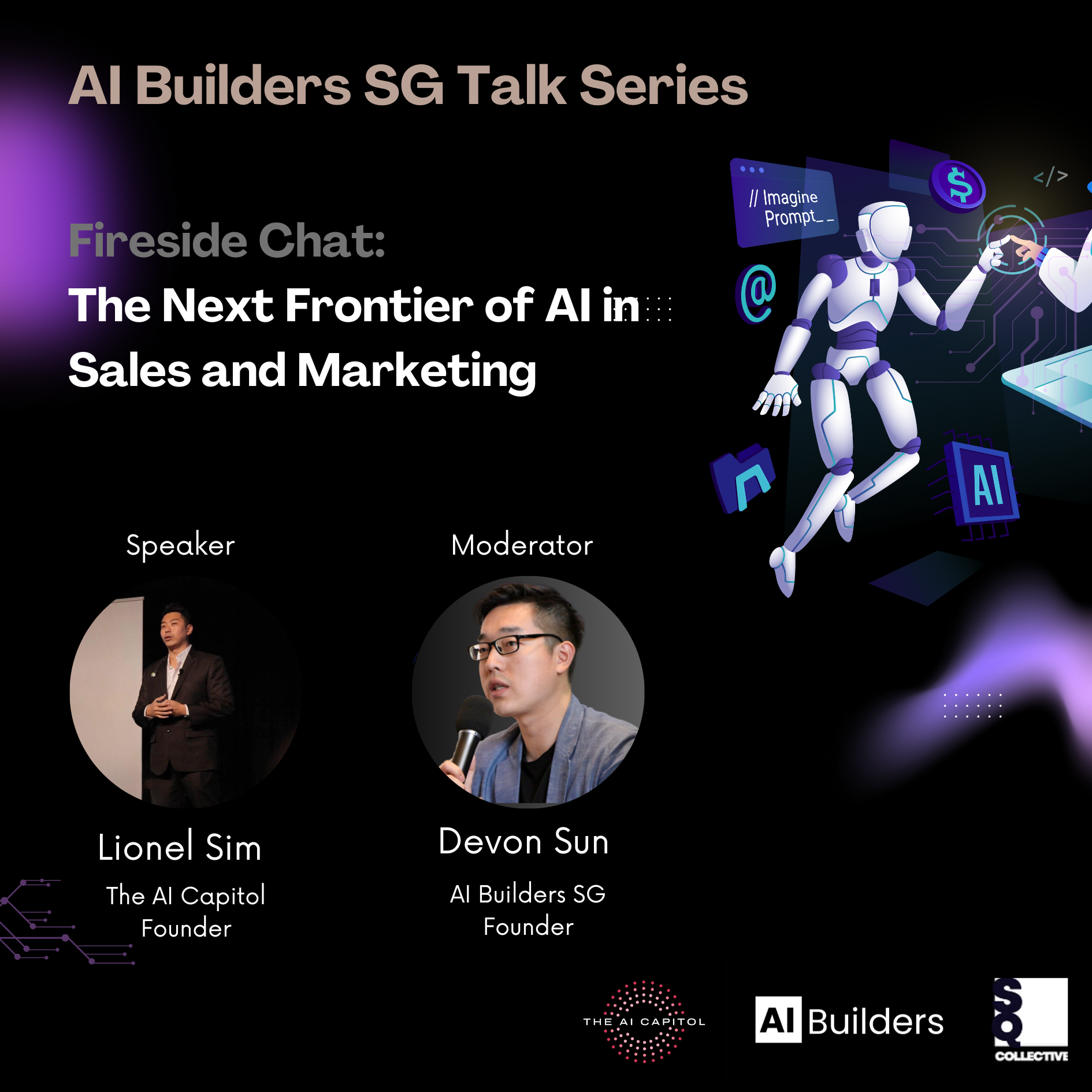 AI Builders SG Talk Series Flyer